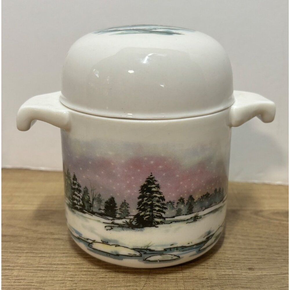 Bone China Candle Made For Shaklee Corporation Made in Taiwan Vintage 1980s